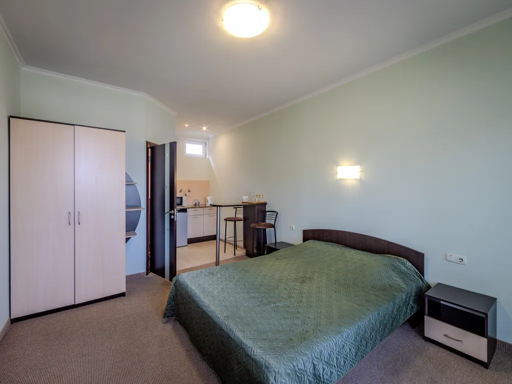 Двухместный номер с одной кроватью, террасой