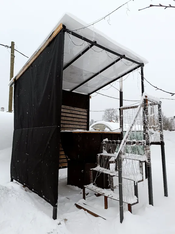 Коттедж Гостевой дом с русской баней и уличной купелью — Кириши