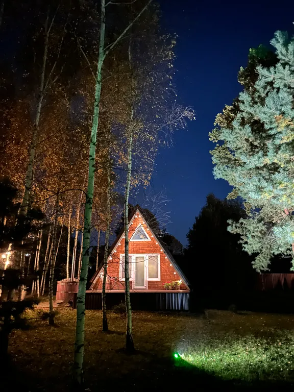 Уютный Афрейм в лесной деревушке под Минском