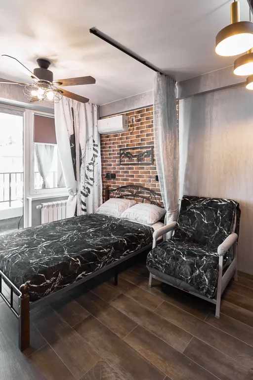 Апартамент в стиле лофт с обзорным видом на море