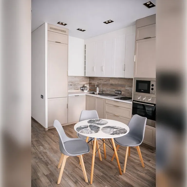 Современная студия с высоким уровнем комфорта