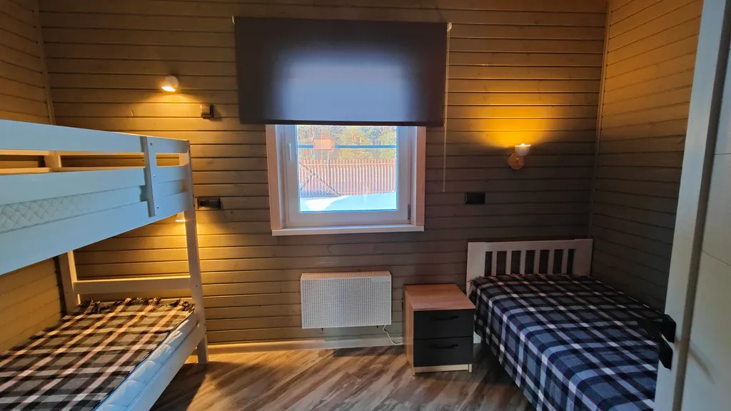 Дом с сауной рядом с лесом и озером