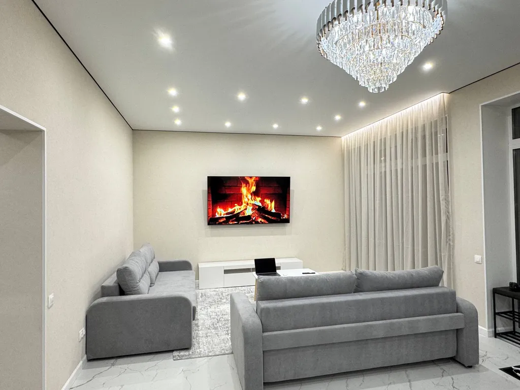 Дом с баней на дровах и мангальной зоной