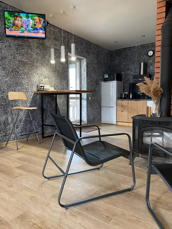 Комфортный дом с баней на дровах