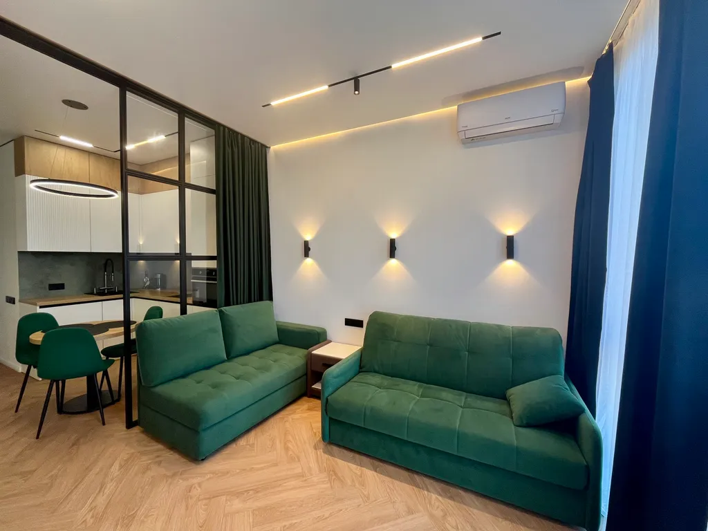 Квартира Квартира Стильная студия на первой линии у моря — Зеленоградск