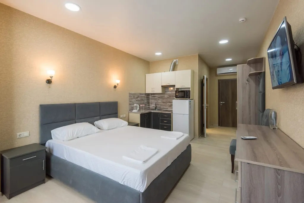 Квартира Апартаменты с видом на бассейн и море — Анапа