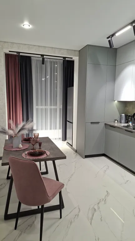 Квартира с дизайнерским ремонтом в ЖК Красный металлист