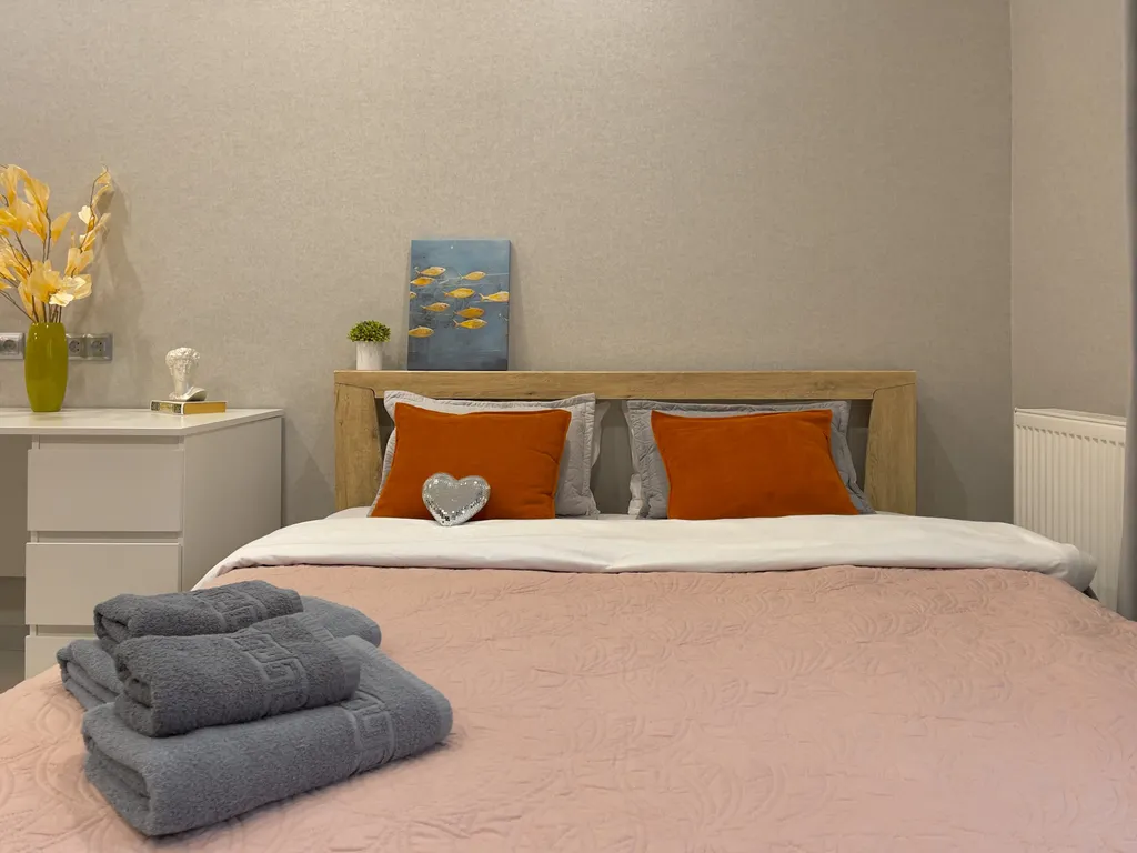 Стильная студия для двоих с кондиционером