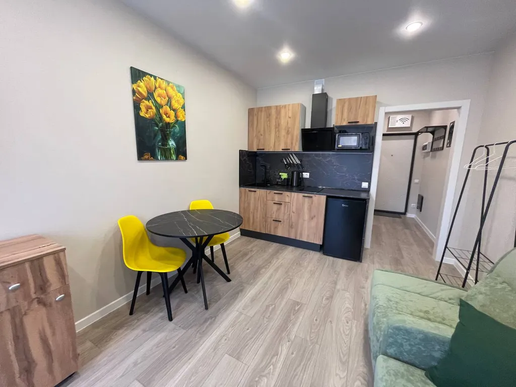 Уютная студия для пары, семьи, друзей