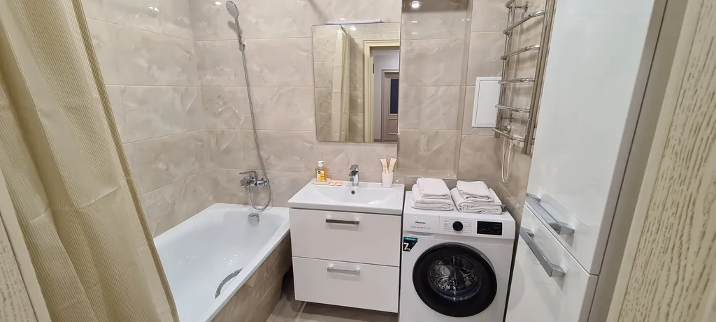 Просторная квартира с 2-мя кроватями и раздвижным диваном