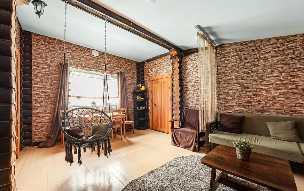 Четырехместный бунгало Семейный с каминным залом