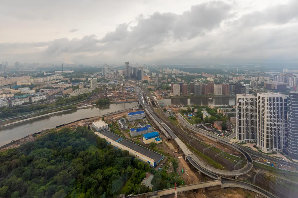 Квартира Квартира Номер с панорамным видом в Москва-Сити — Москва