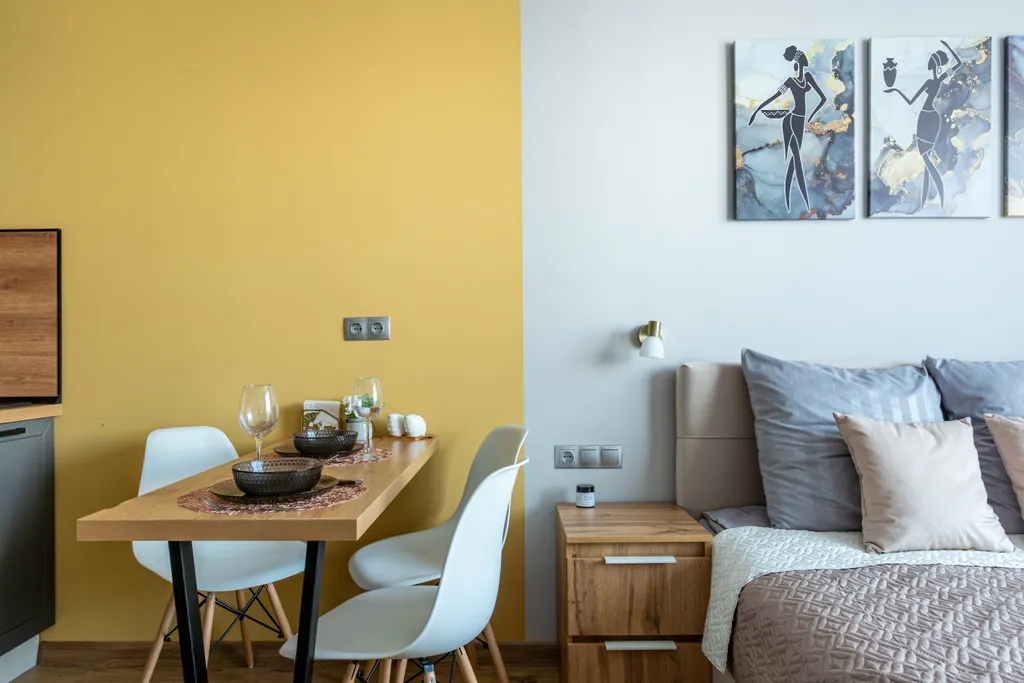 Квартира Квартира Современная студия у метро Автово — Санкт-Петербург