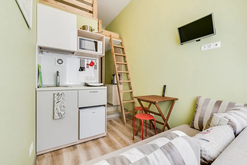 Квартира Квартира Студия у метро — Санкт-Петербург