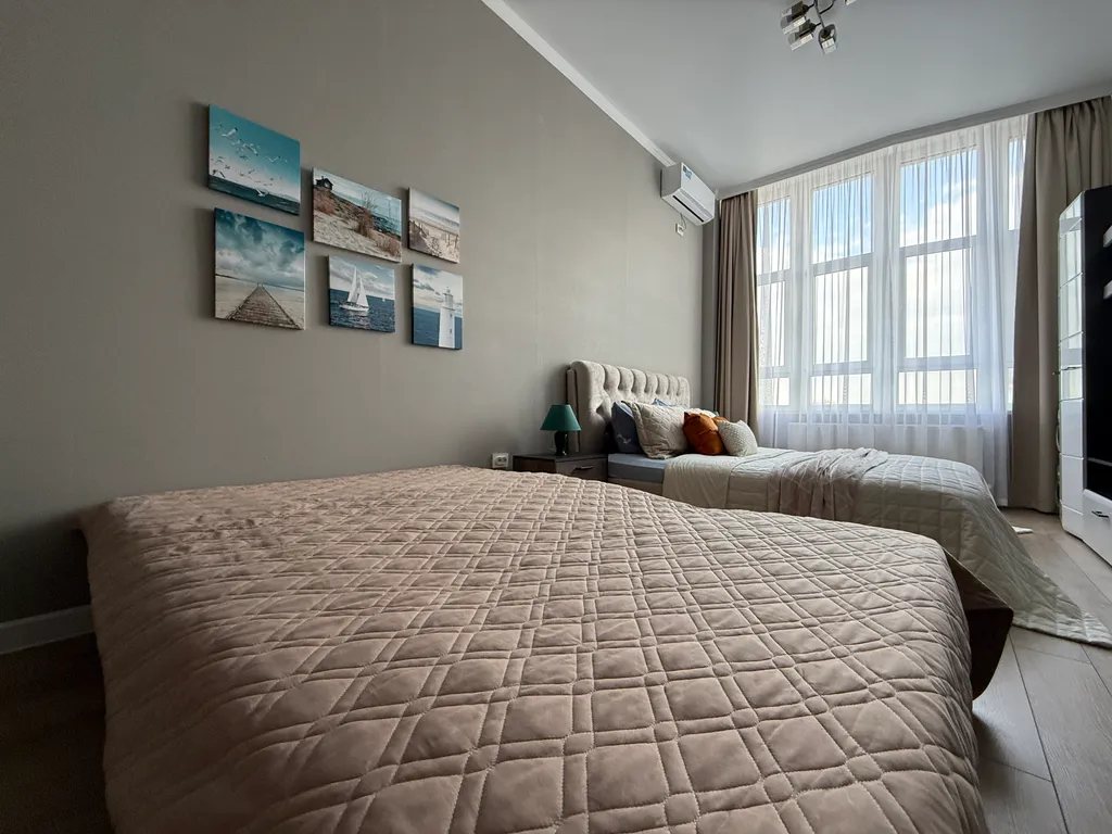 Квартира Квартира Кв у Парка Галицкого на высоком этаже не берем оплату за уборку — Краснодар