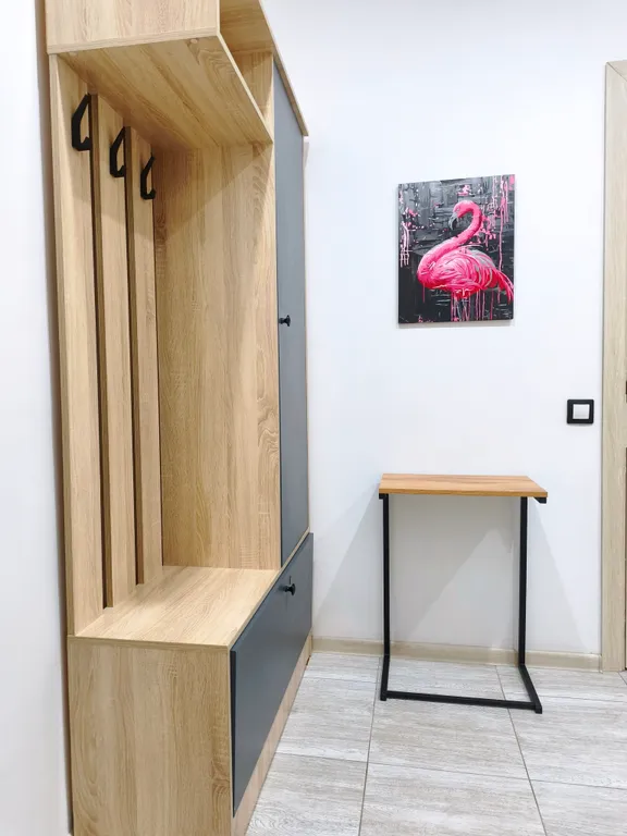 Студия с обзорным видом на город