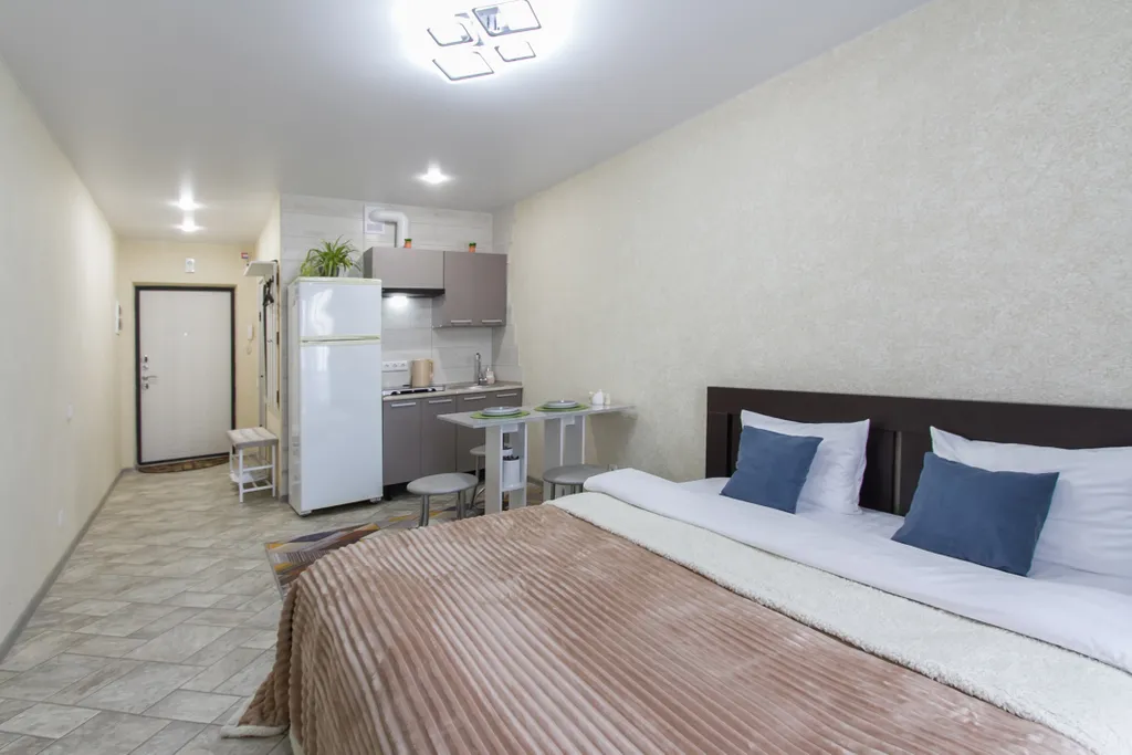 Новая уютная квартира-студия заселение бесконтактное