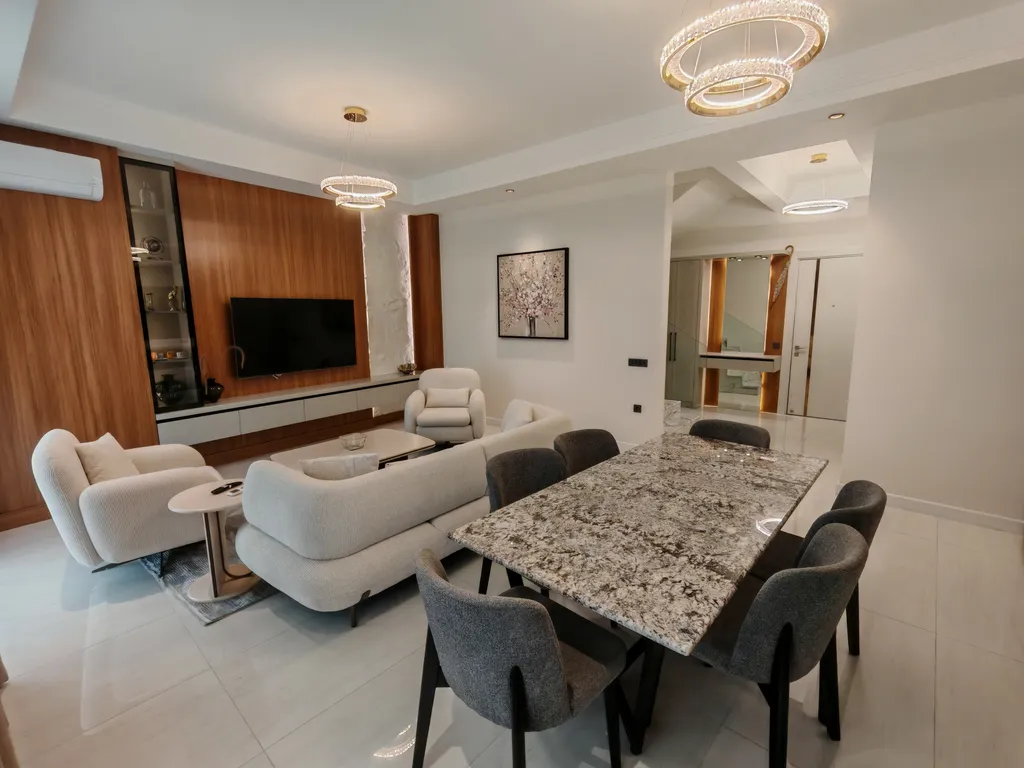 Квартира 2+1 duрlех в Azura World c видом на бассейн и аквапарком