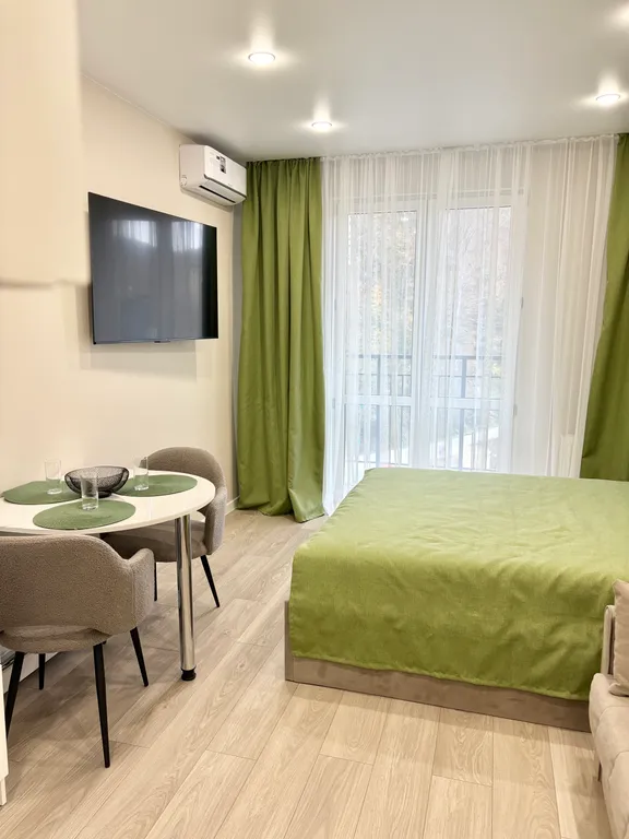 Уютная студия с размещением 4 человек