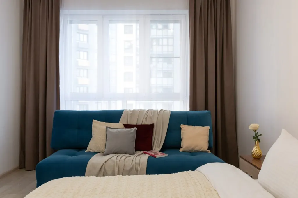 Просторная квартира с кухней-настроением