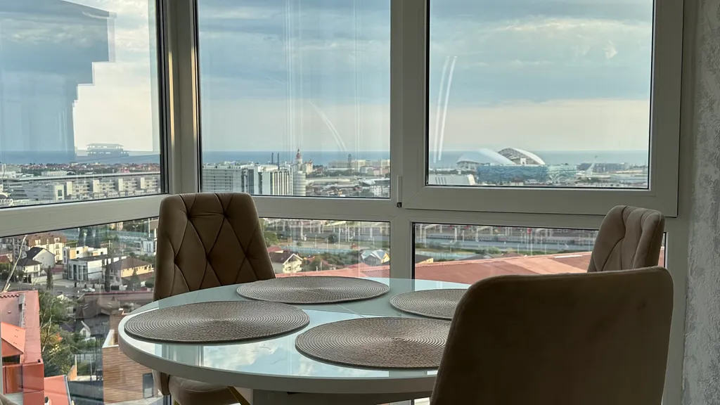 Квартира Новые апартаменты,без бабушкиного ремонта,с видом на море и Олимп.парк — Сириус