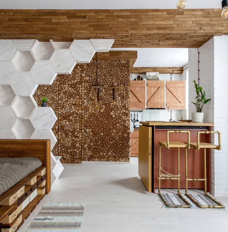 Студия в скандинавском стиле