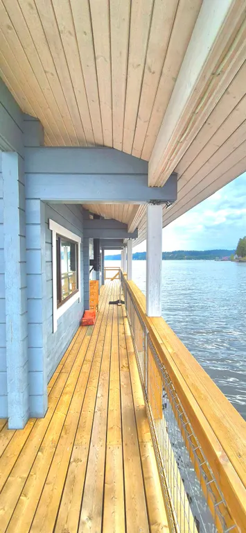 Раухала Деревянный Коттедж на воде