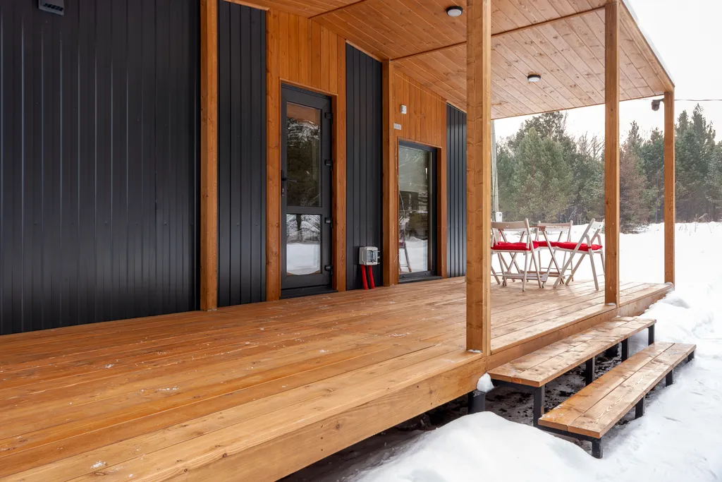 Дом в скандинавском стиле Хютте