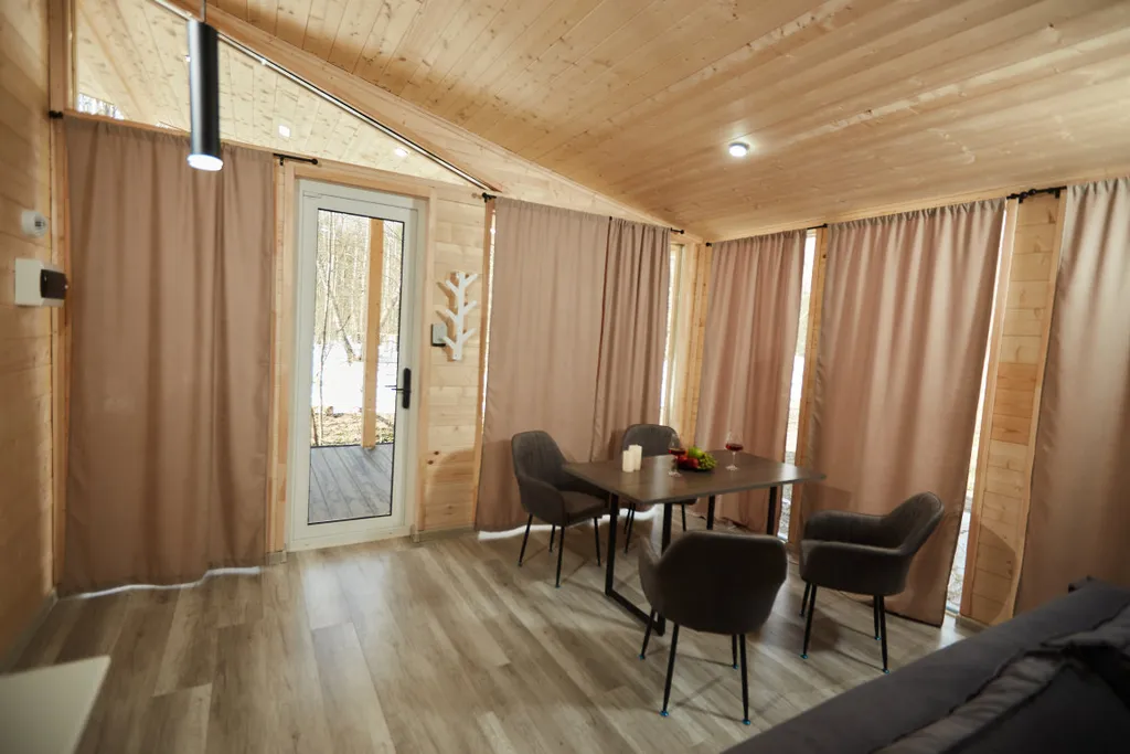 Дом O'Pushka space в березовом лесу