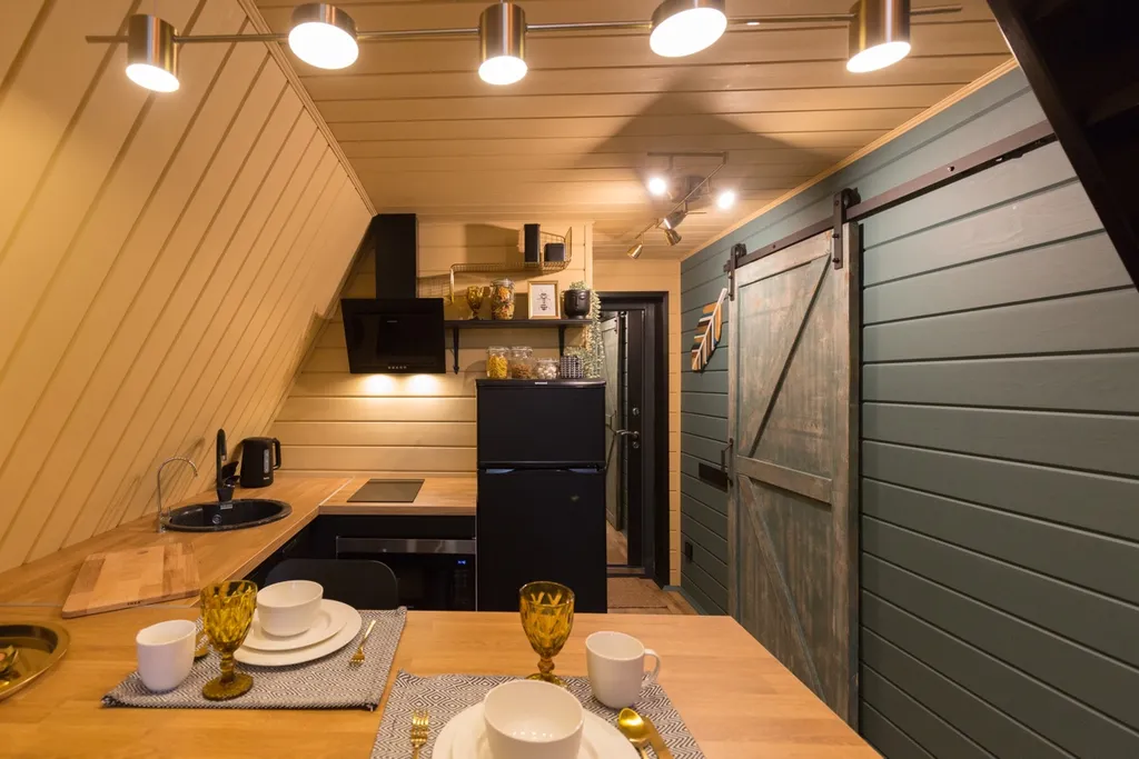 Глэмпинг Krona camp (Дома A-frame в лесу) 40 км от Уфы