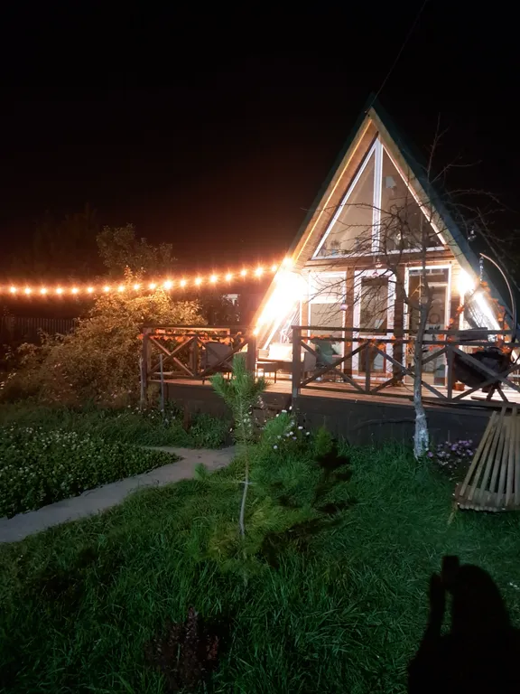 Уютная дача в стиле Афрейм