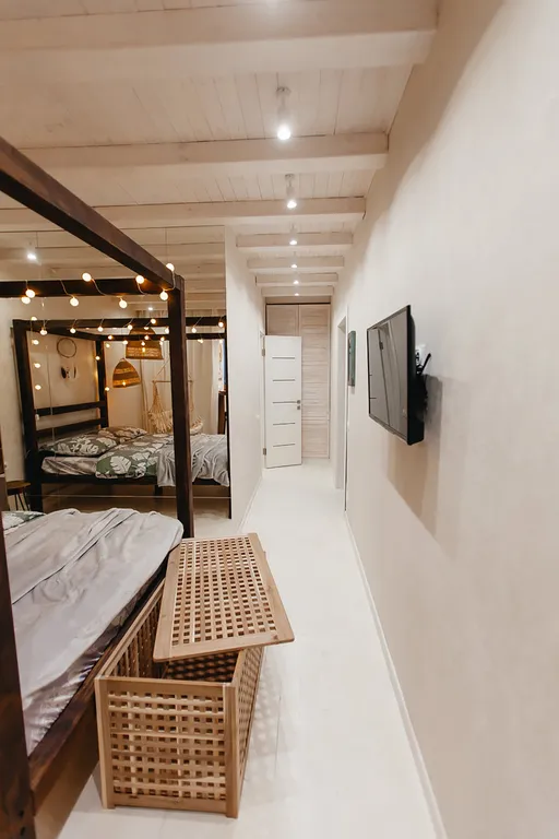 Студия Бали в сердце города, с панорамным видом на город и Волгу