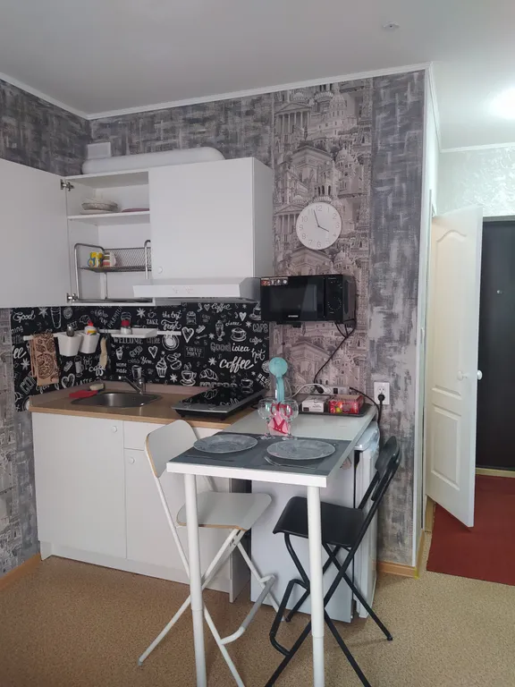 Уютная квартира-студия в новом современном МК Юг на берегу реки Оки