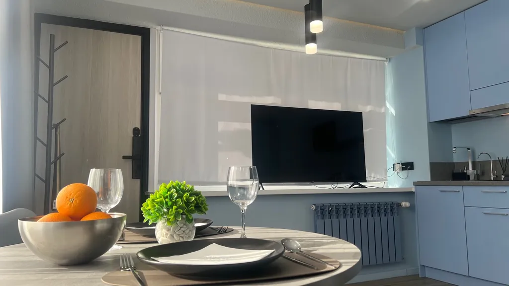 Апартаменты у Часовой башни голубые