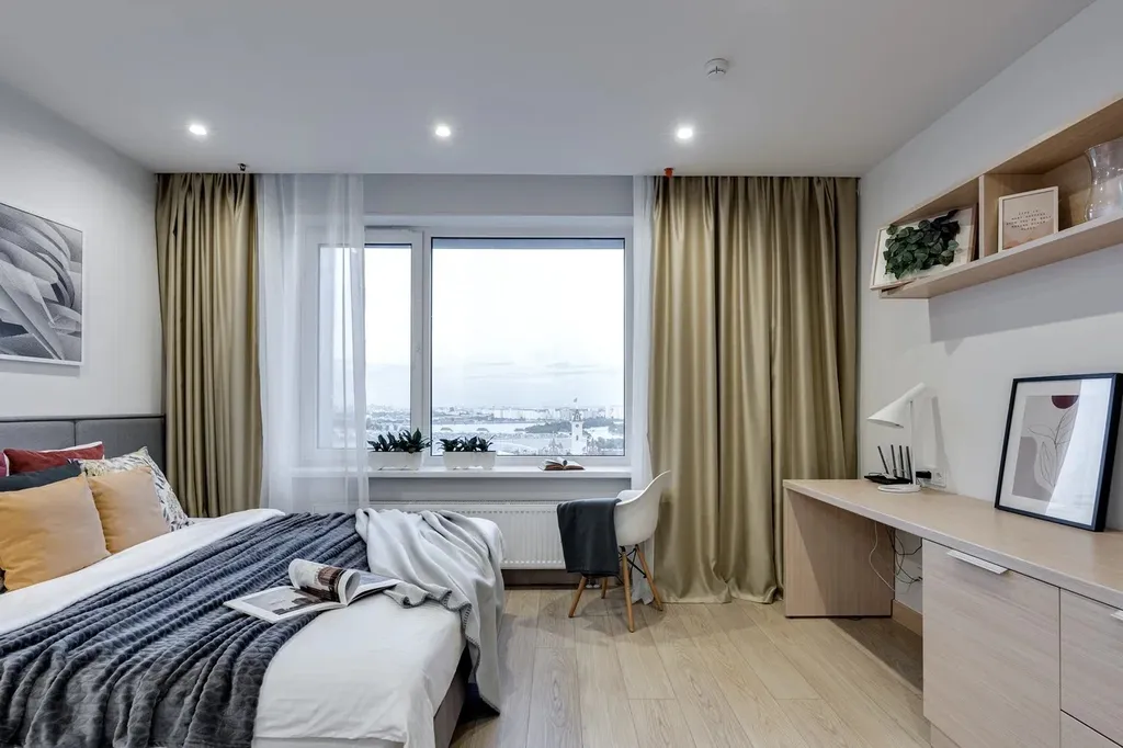 Квартира Квартира Апартамент Огни Острова с видом на Остров Мечты — Москва