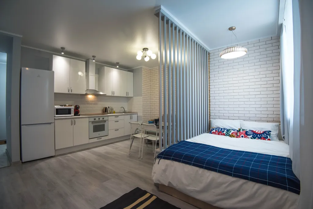 Просторная студия на 23 этаже с видом на Дон