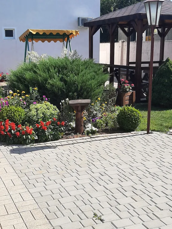 Уютная комната с кухней и беседкой  в частном доме