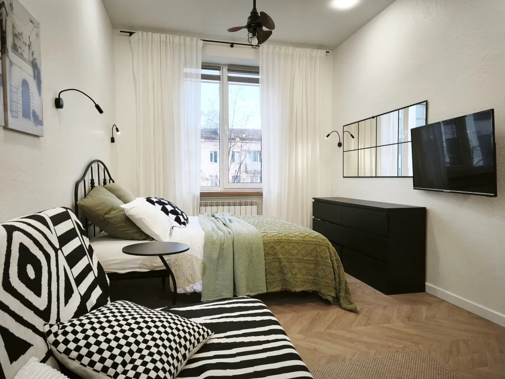 Центр. Атмосферная студия на 4-м этаже для некурящих