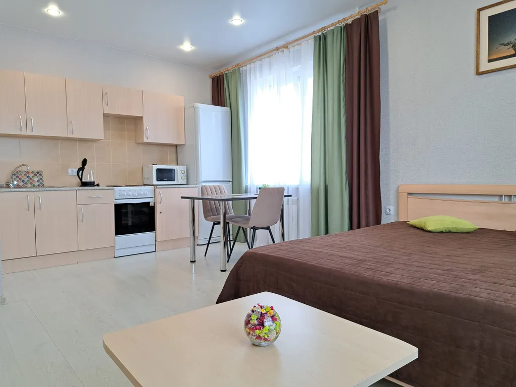 Студия на Псковской с большой кроватью