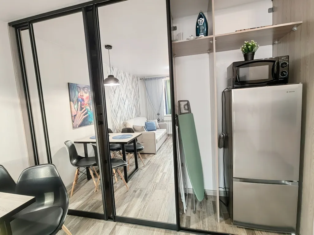 Современная двухкомнатная студия на Микрорайоне