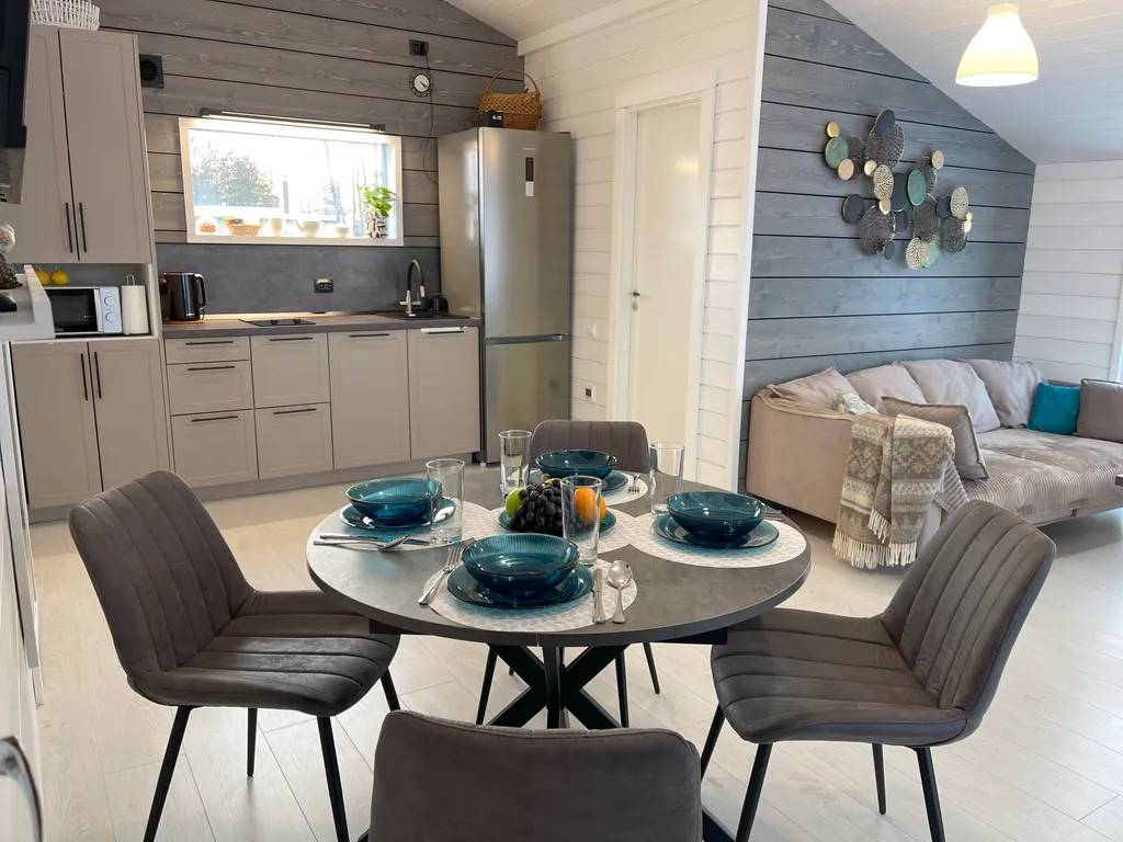 Коттедж Коттедж Уютный барнхаус с банным чаном — Рахманово