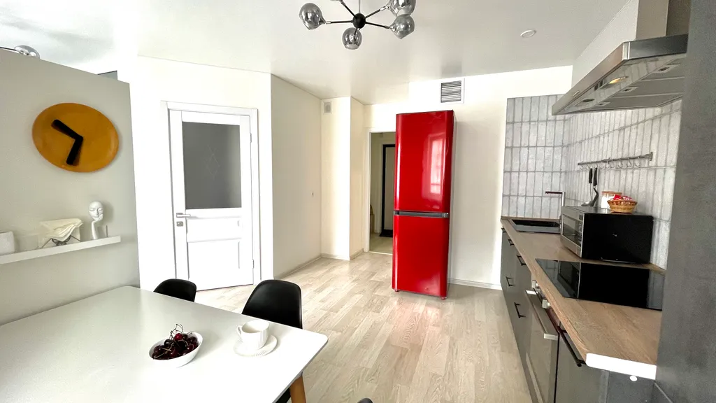 Квартира с дизайнерским ремонтом и кондиционером в центре города