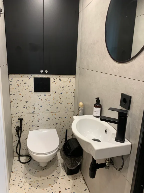 Двухэтажная однокомнатная квартира