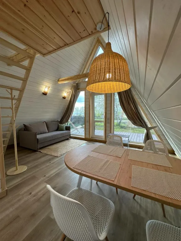 Комфортабельные домики А-фрейм на Байкале