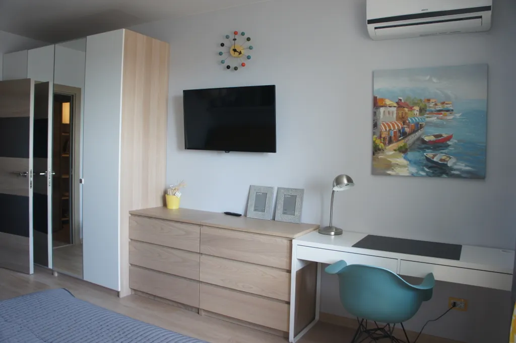 Квартира в прохладных тонах