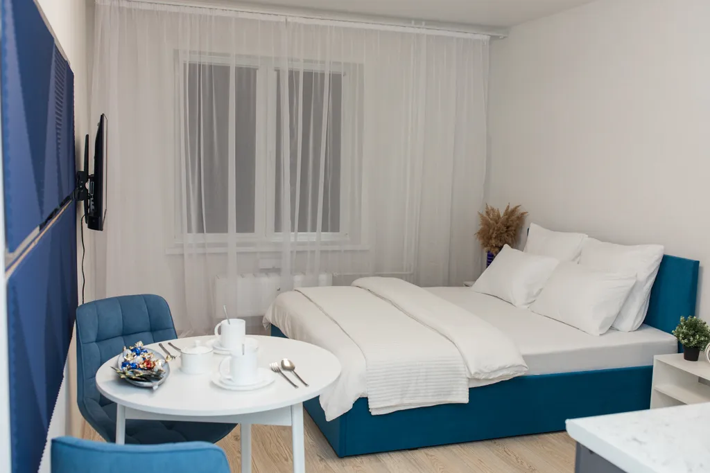 Совремeнная cтильная квартира-студия в новом ЖК