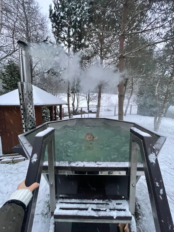 Дом с баней и горячим чаном, при длительном бронировании скидка