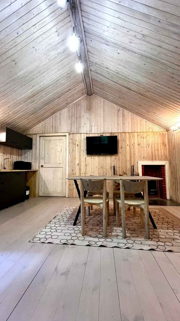 Кухня-гостинная в бане