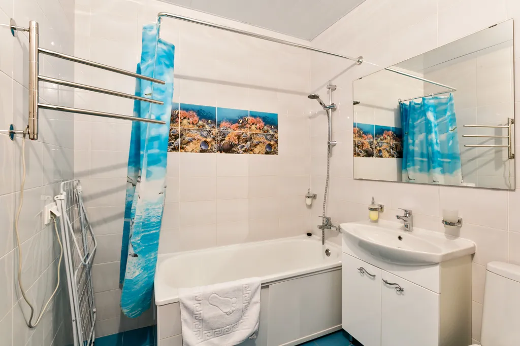 Laspace apart panorama кухня-гостиная спальня стиралка