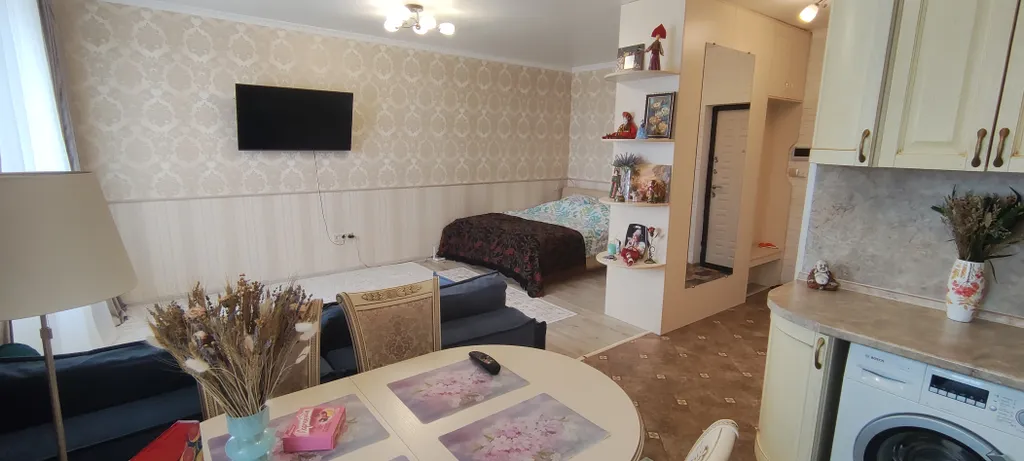 Однокомнатная квартира-студия в центре города со всеми удобствами